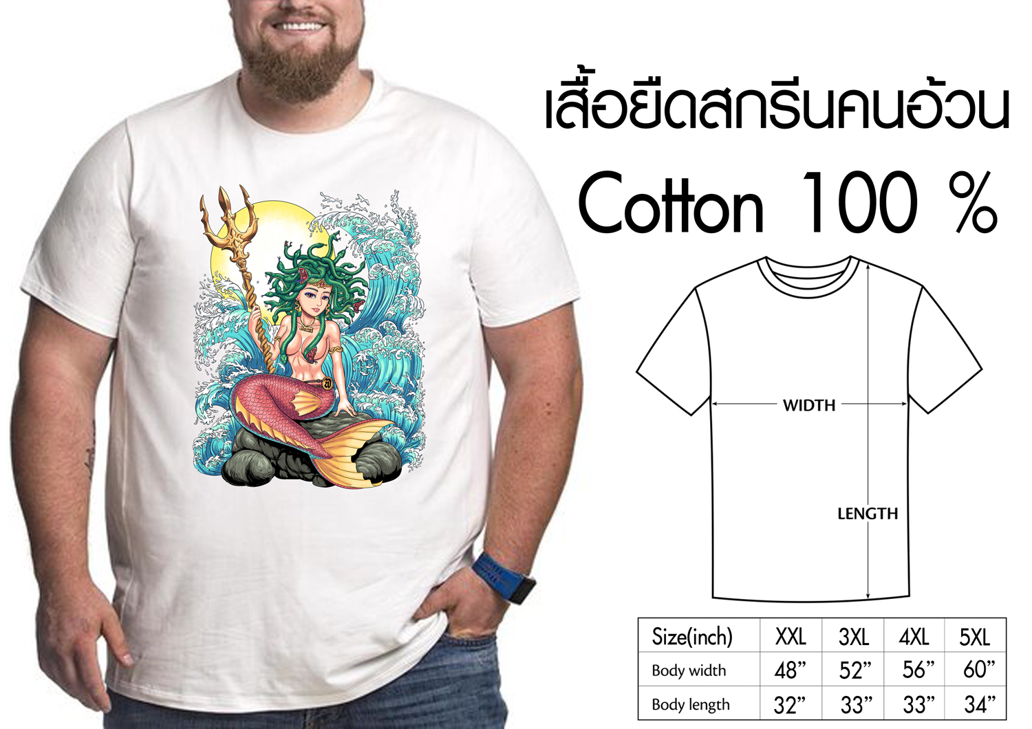 เสื้อยืดสกรีนคนอ้วน เสื้อยืดคนอวบ เสื้อบิ๊กไซส์ ลายเท่ๆ นปพต Noppapot Collection Summer Street Style XXXXL