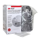 3m 8247 (R95) หน้ากากป้องกันฝุ่นละอองและสารเคมี  20 ชิ้น