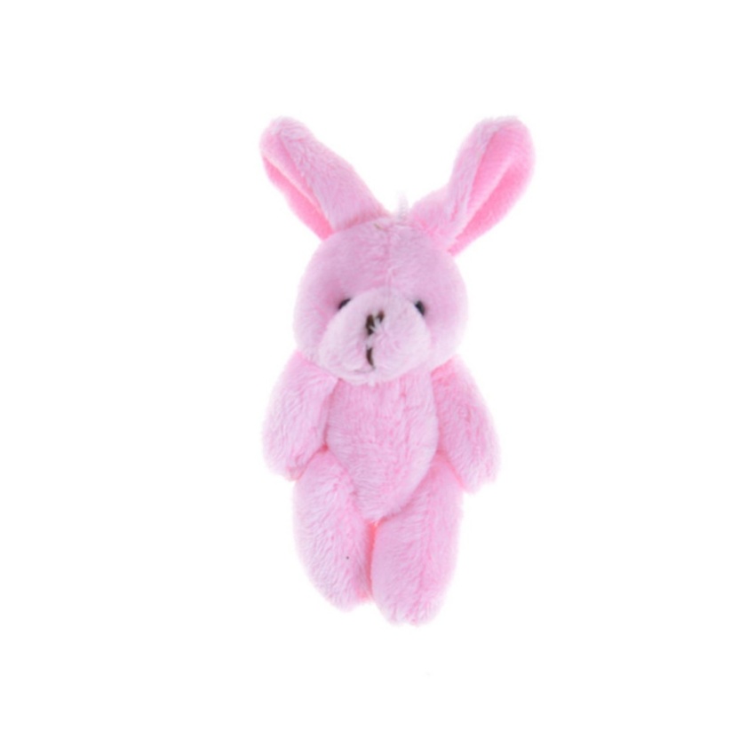 ดูภาพ 2Pcs/Set 11.5 cm Wedding Gift Joint Rabbit DIY Pendant Plush Stuffed TOY For Baby Kid Pink 11.5cm - intl เพิ่มเติม 2Pcs/Set 11.5 cm Wedding Gift Joint Rabbit DIY Pendant Plush Stuffed TOY For Baby Kid Pink 11.5cm - intl