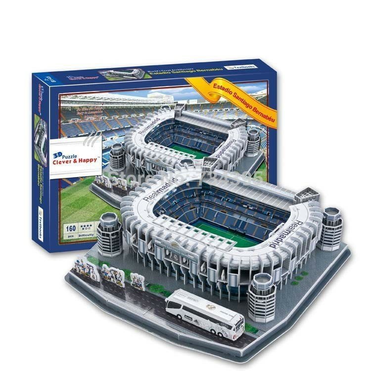 ดูภาพ โมเดล3D Puzzle สนามฟุตบอลทีมรีล มาดริด (Santiago Bernabeu) เพิ่มเติม โมเดล3D Puzzle สนามฟุตบอลทีมรีล มาดริด (Santiago Bernabeu)