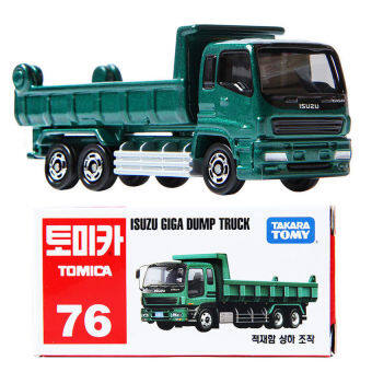 Black Shop International 76 Isuzu Giga Dump Truck Diecast MetalMinicar Toy - Intl