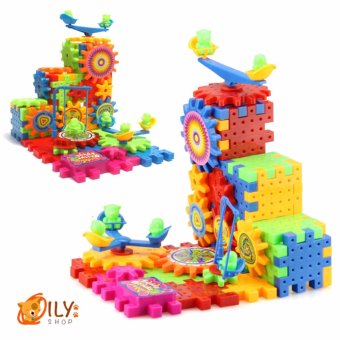 เกมส์ต่อตึก สวนสนุก Building Block 86 ชิ้น