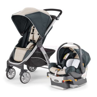 Chicco รถเข็นเซ็ต 3 in 1 Bravo Travel System Silverspring