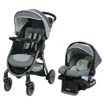 GPL/ Graco FastAction 2.0 Travel System, Mason/ship from USA - intl