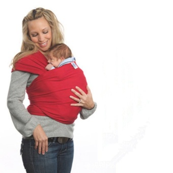 Hot sale 1pcs Warm Washable Cotton Baby carrier Baby Wrap SlingBackpack(Red) - intl