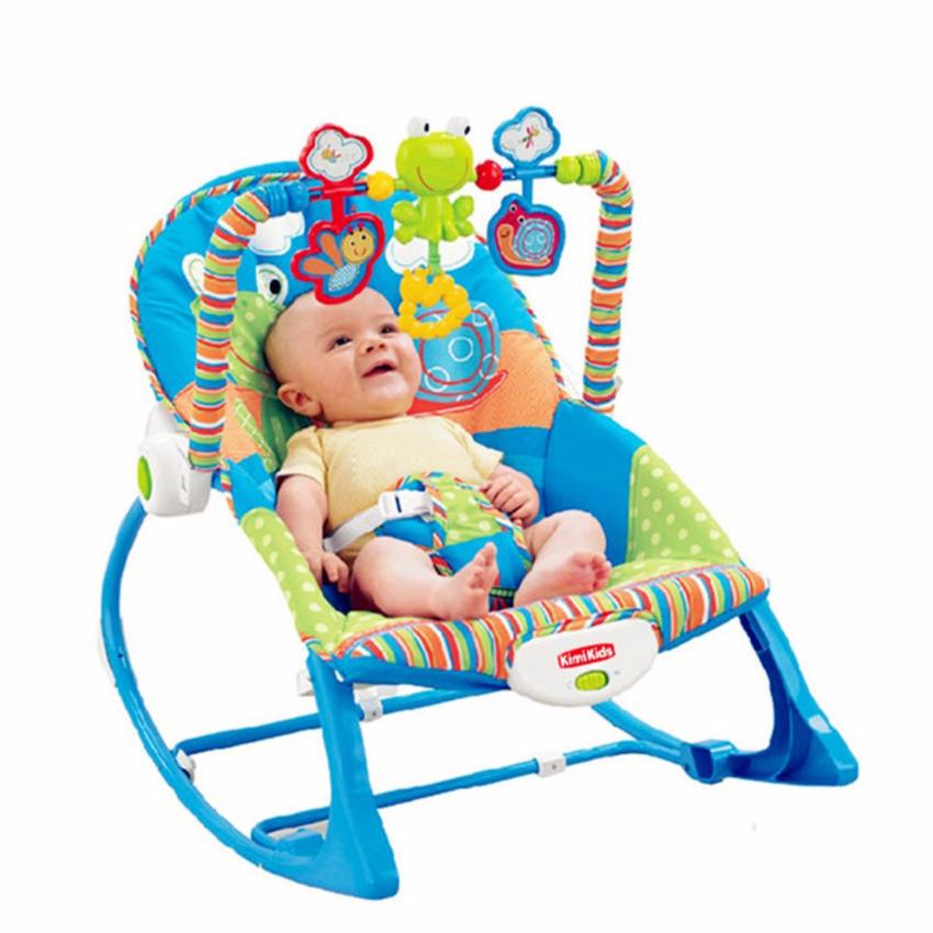 เปลโยกแบบสั่น พร้อมโมบายและเสียงดนตรี iBaby