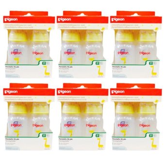 ราคา Pigeon ขวดนม RPP พร้อมจุกเสมือนนมมารดา รุ่นมินิ ลายยีราฟ รุ่น 855002 ขนาด 4 ออนซ์ 2ขวด/แพ็ค (6แพ็ค)