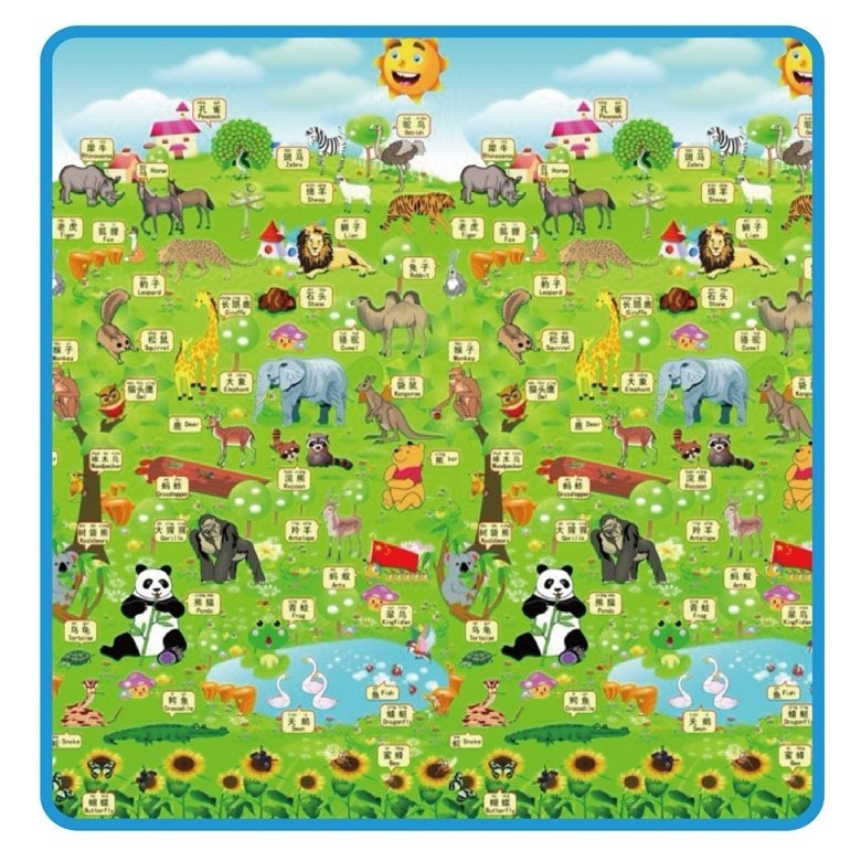 ดูภาพ Punpuntoys เสื่อรองคลาน 2 หน้า ลายคำศัพท์+ABC ขนาด 200x180 ซม.หนา 1 ซม. ผิวมัน เพิ่มเติม Punpuntoys เสื่อรองคลาน 2 หน้า ลายคำศัพท์+ABC ขนาด 200x180 ซม.หนา 1 ซม. ผิวมัน