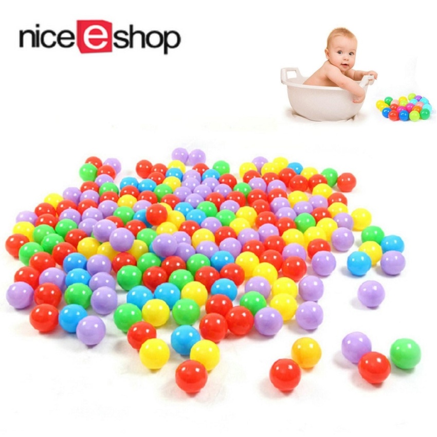ดูภาพ Womdee Ball Pit Balls For Baby Kids 100pcs Non-Toxic Crush Proof Ocean Plastic Ball - intl เพิ่มเติม Womdee Ball Pit Balls For Baby Kids 100pcs Non-Toxic Crush Proof Ocean Plastic Ball - intl
