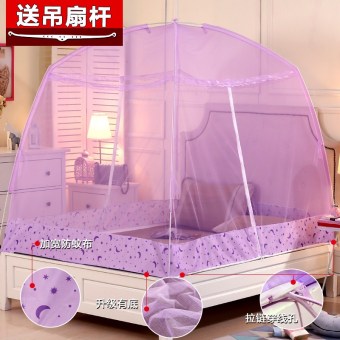 มุ้งเตียงคู่ประตู yurt มุ้ง