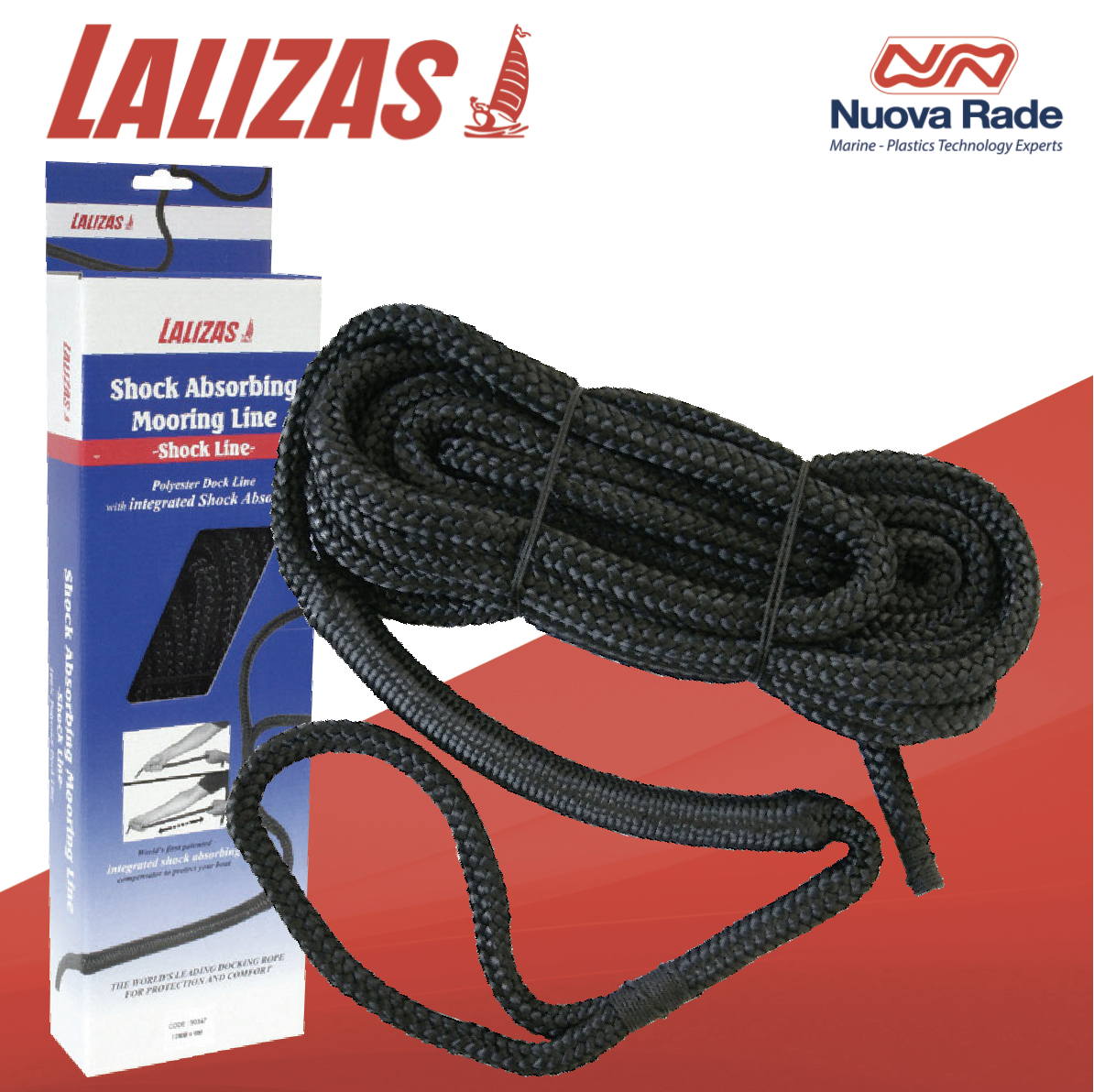 LALIZAS SHOCK ABSORBING MOORING LINE, LENGTH 8 METERS ราคา 4,150 บาท*ส่งฟรี