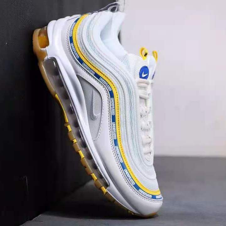 NikeNikeAIR MAX 97 รองเท้าผู้ชาย, รองเท้ากีฬากระสุน, เบาะอากาศยิ้ม, รองเท้าวิ่งลดแรงกระแทก CZ3574-130