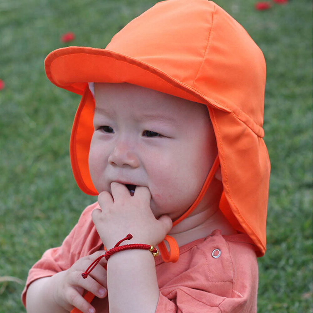 G9K6TX7 Unisex สีทึบเด็กทารก UV ป้องกันหญิงหมวกชายทะเลหมวกถังซัมเมอร์หมวกอาบแดดหมวก