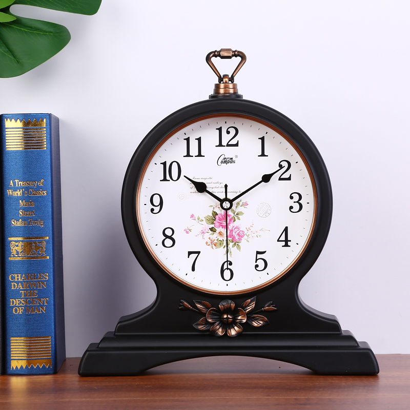 Nordic Vintage Alarm Clock Mute Creative Table Clock Large Plastic Bedroom Desktop Clock Digital Reloj Mesa Kitchen Clock AC50TC (4)
