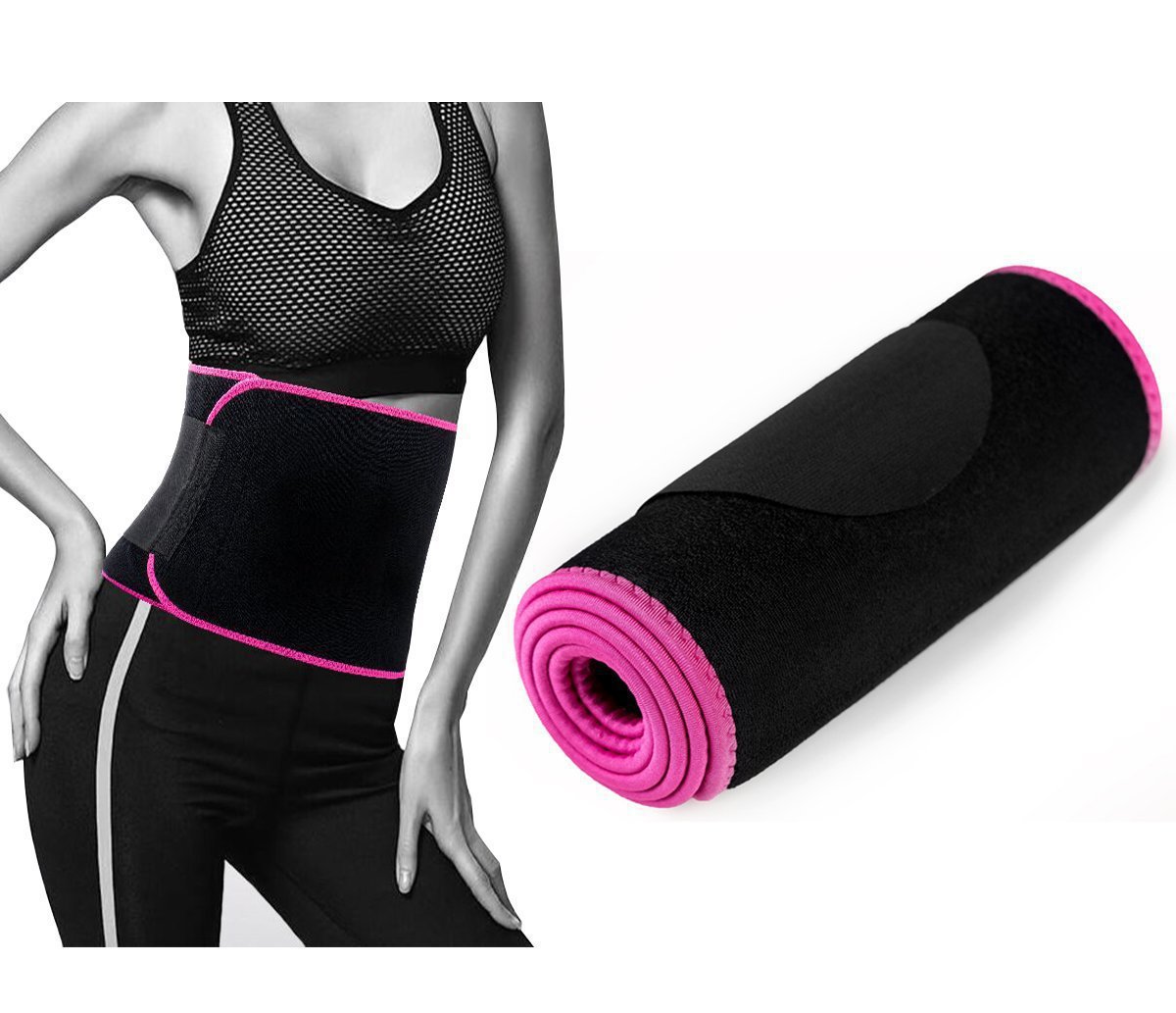 Suddenly and violently sweat belly in belt movement plastic belt hand-picked waist non-trace toning belt belly in adjustable color fitness belts