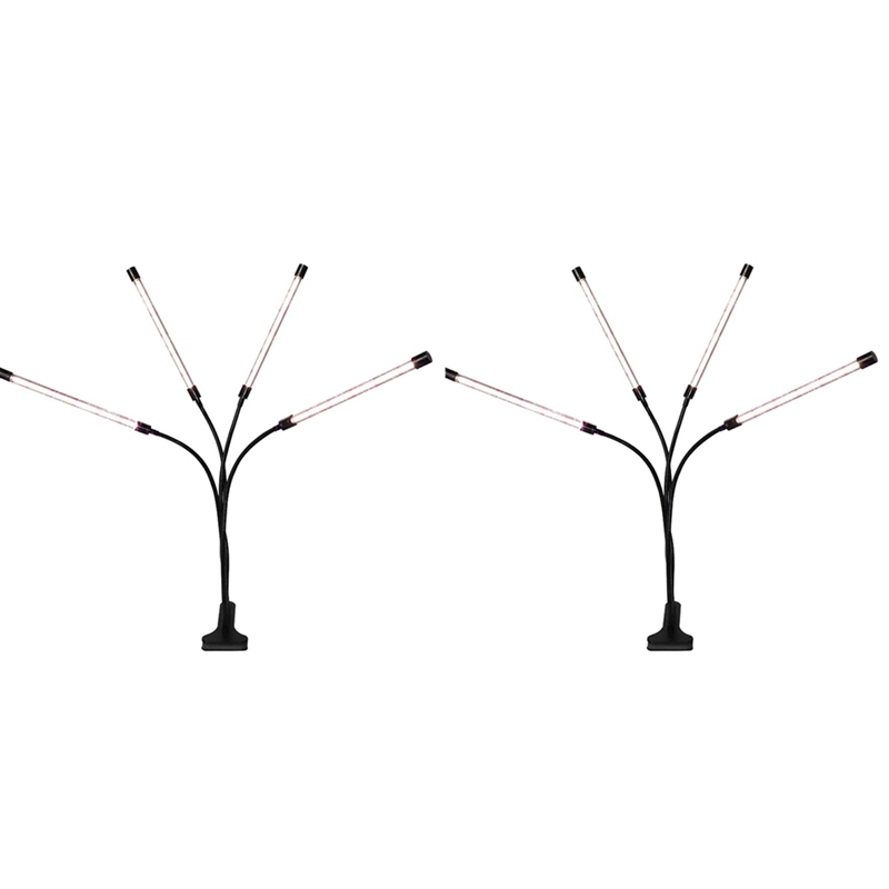 2X USB LED Indoor Grow Light, 80W Full Spectrum Phyto Lamps Sunlight White