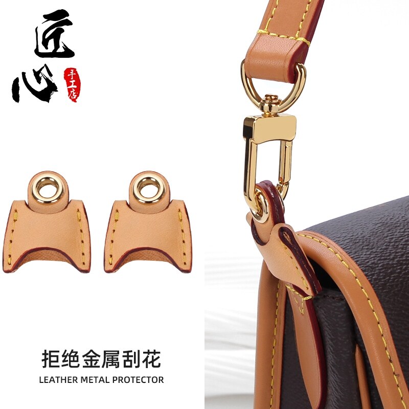 Cheap 1 Pair Bag Shoulder Strap Anti-abrasion Buckle Leather Bag  Accessories for lv speedy20 25 Bag