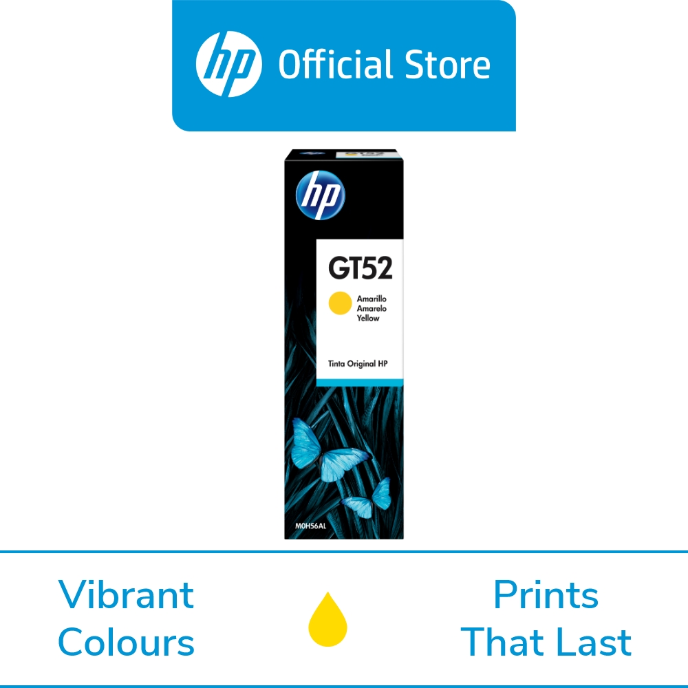 HP GT52/GT53 Original Ink Bottle Cyan/Magenta/Yellow/GT53 Black