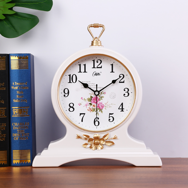 Nordic Vintage Alarm Clock Mute Creative Table Clock Large Plastic Bedroom Desktop Clock Digital Reloj Mesa Kitchen Clock AC50TC (5)