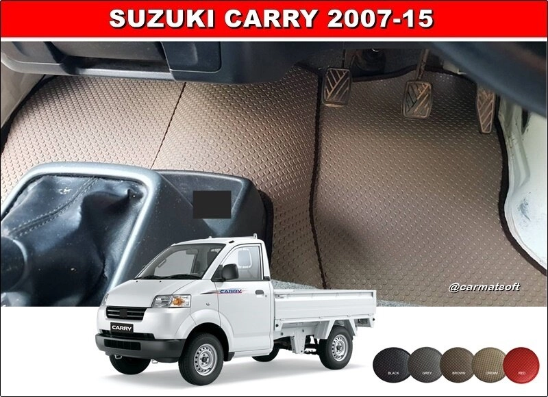 ภาพหน้าปกสินค้ายางปูพื้นรถยนต์ SUZUKI CARRY ปี2007-15 พรมกระดุมเม็ดเล็กMini pvc เข้ารูป ตรงรุ่น จากร้าน carmatsoft บน Lazada
