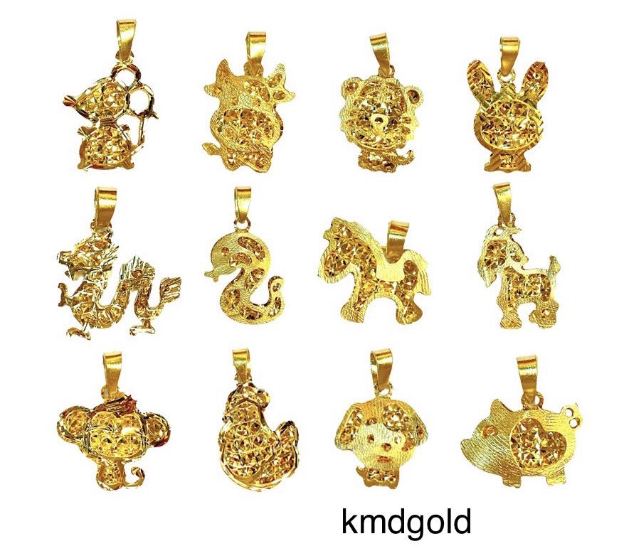 KMDGold จี้ทองแท้ 12นักษัตร นำ้หนัก1กรัม เลือกแบบทักแขทน่ะค่ะ สินค้าพร้อมใบรับประกัน