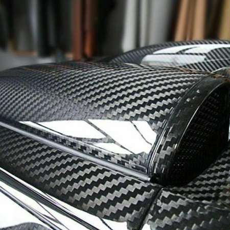 7D Glossy Carbon Fiber Vinyl Wrap for Cars