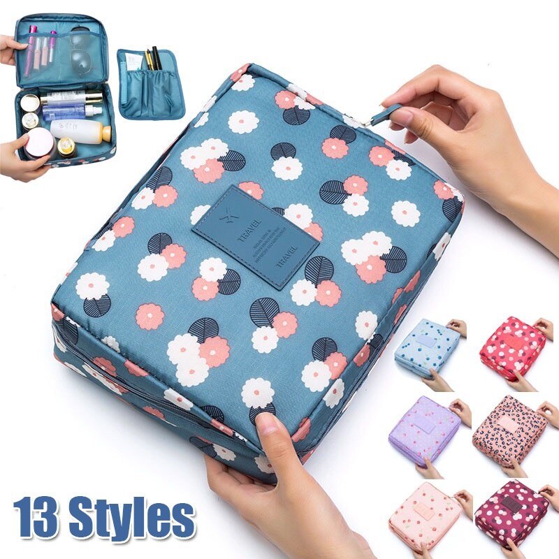 Multifunction Women Outdoor Storage Bag Toiletries Organize Cosmetic Bag