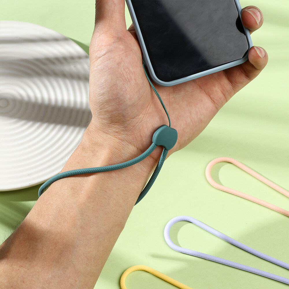 SHIFE58 Fashion Sports Keychain Skin Friendly Wrist Straps Anti-lost Rope Hanging Cord Silicone Phone Lanyard