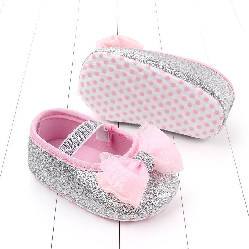 Babyonline(X071)E4รองเท้าแตะรูปกระต่ายดอกไม้แบบมีที่รัดเท้าสำหรับเด็ก