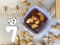บราวนี่มะม่วงหิมพานต์ ( brownie cashewnut ) โฮมเมด คุณภาพ