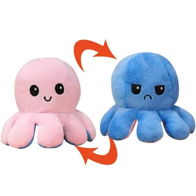 [Average]Reversible Flip octopus ของขวัญเด็ก พลิกกลับด้านปลาหมึก พลิกกลับด้านปลาหมึก ตุ๊กตาสัตว์น่ารัก Children Gifts Doll (8)