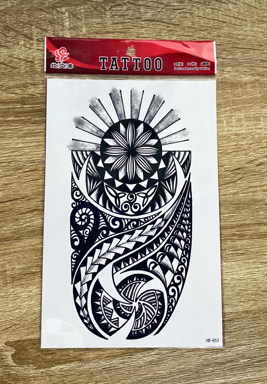 ตัวอักษร  สติ๊กเกอร์แทททู  รอยสักชั่วคราว  ขนาด 21x15 cm Temporary Tattoo Sticker รอยสักชั่วคราวกันน้ำ แทททูกันน้ำ แทททูลายสัก แทททูเท่ ๆ