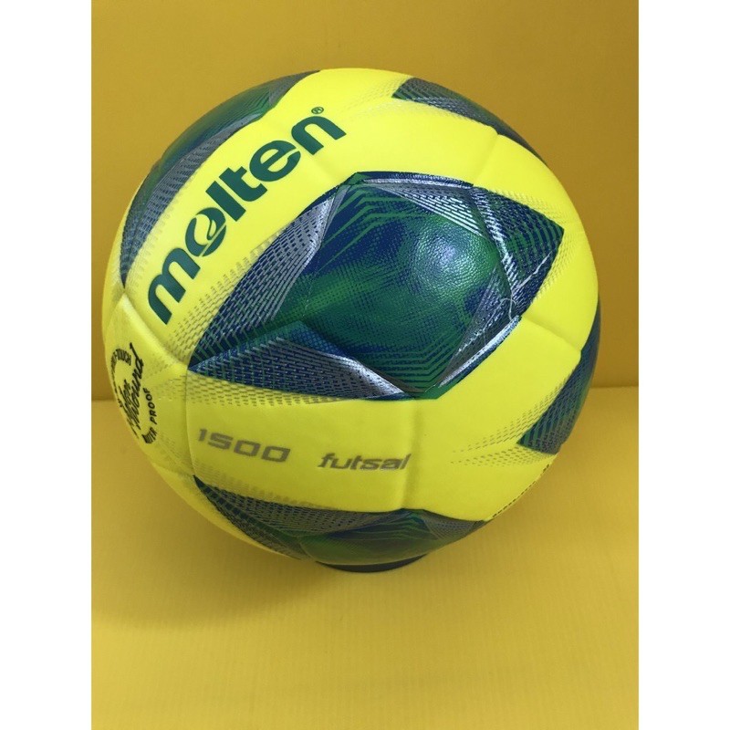 [] ลูกฟุตซอล ฟุตซอล futsal molten F9A1500 เบอร์ 3.5 มาตรฐาน ลูกฟุตซอลหนังอัด(pvc)  รุ่นใหม่ ทนปูน