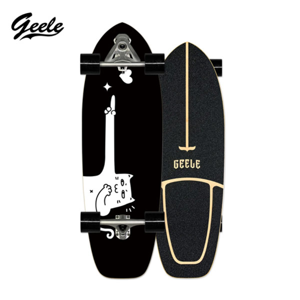 [พร้อมส่ง] Geele CX7 Surfskate - เซิร์ฟสเก็ตจีลี (CX7) แถมฟรีกระเป๋าเก็บบอร์ด (ลายชุด 2)