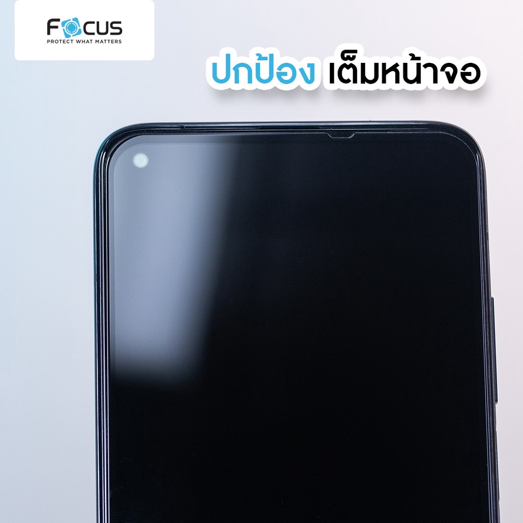 Focus ฟิล์มกระจกเต็มจอ ใส Xiaomi Mi11Lite Mi10T Mi10TPro  - Redmi Note10 9T 9 9A Note9s Note9Pro - POCO M3 X3 NFC X3 Pro