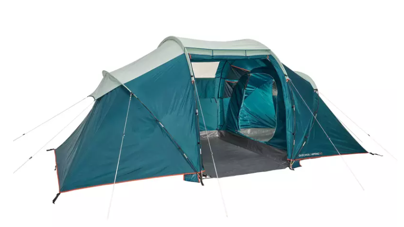 🔥พร้อมส่ง🔥 DECATHLON เต็นท์ QUECHUA เต็นท์ทรงกรวย 2 ห้องนอนรุ่น Arpenaz 4.2 สำหรับ 4 คน ราคา 7,599 บาท*ส่งฟรี