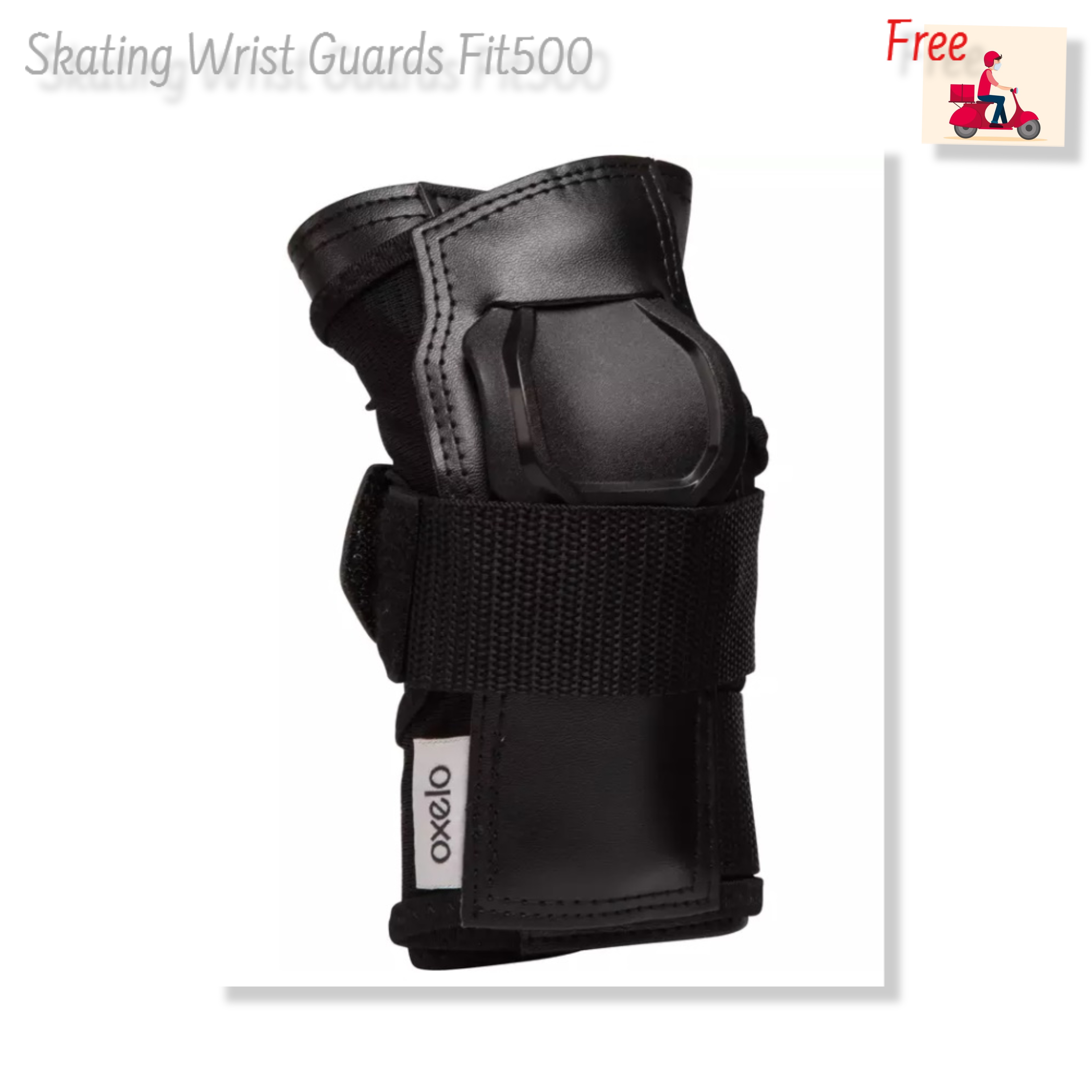 สนับป้องกัน ข้อมือ สำหรับผู้ใหญ่รุ่น Fit500 Adult Skating Wrist Guards Fit500