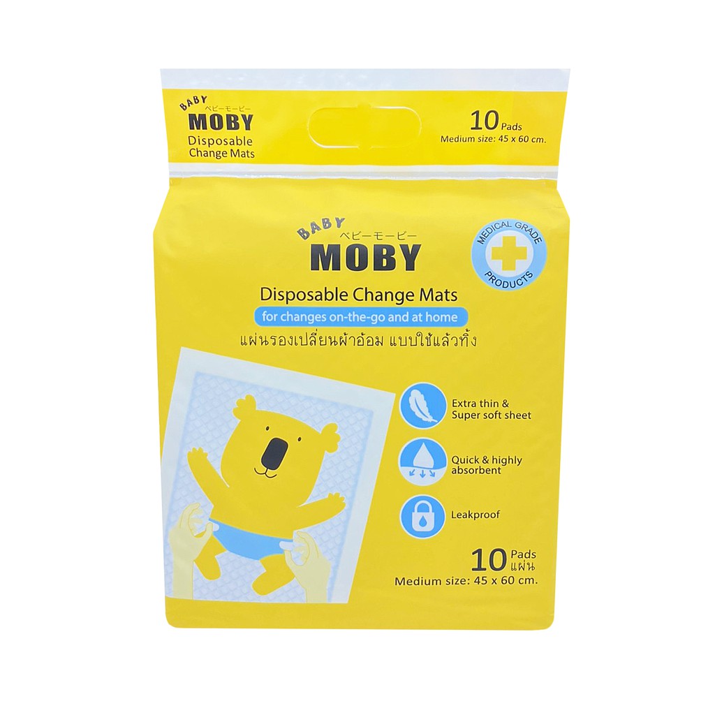 Baby Moby โมบี้ สำลี ผ้าก๊อซ ทิชชู่ คอตตอนบัต ทิชชู่เปียก