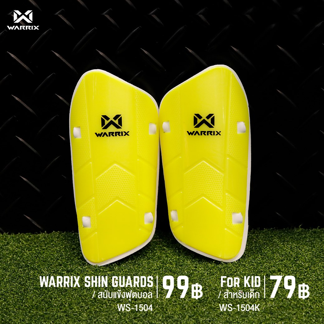 #สนับแข้ง WARRIX SHIN GUARDS รหัส WS-1504K ***เด็ก*** ราคา 79 บาท