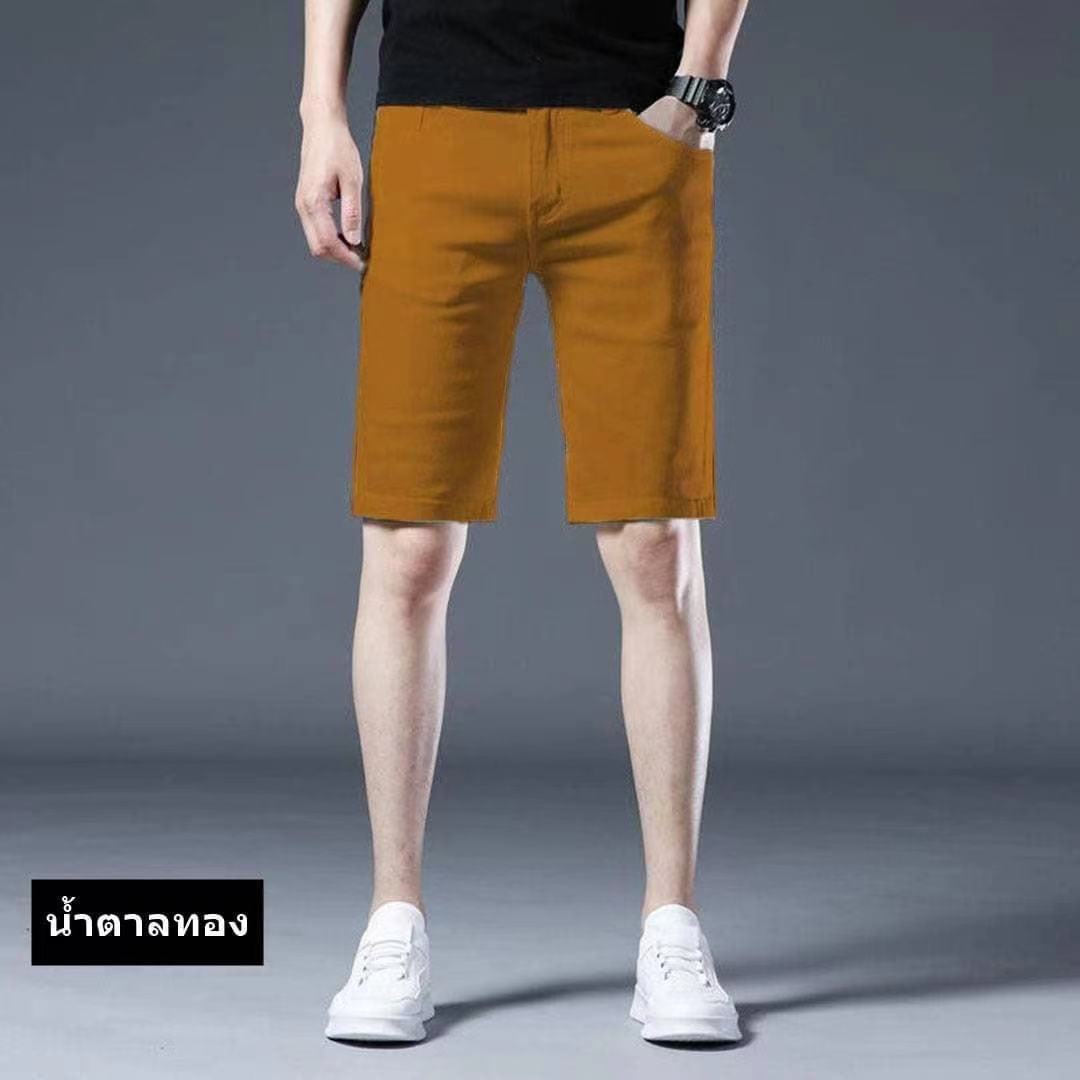 Ar Sereng shopกางเกงขาสั้น ผู้ชาย สีพื้น ราคาสบายกระเป๋า มีหลายสี สินค้าพร้อมส่งok