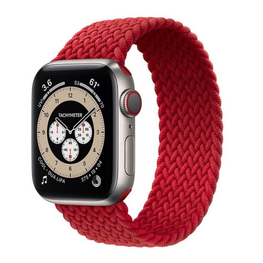 ⌚️มีไซส์ SS-S-M⌚️สาย Apple watch Braided Solo Loop สำหรับรุ่น 2-3-4-5-6-SE