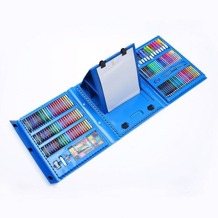พาเลทชุดระบายสี ชุดวาดรูปเด็กระบายสี 208 ชุดระบายสีเด็ก ชุดวาดรูปเด็กระบายสี สีน้ำ สีเทียน ดินสอ เด็ก M0004