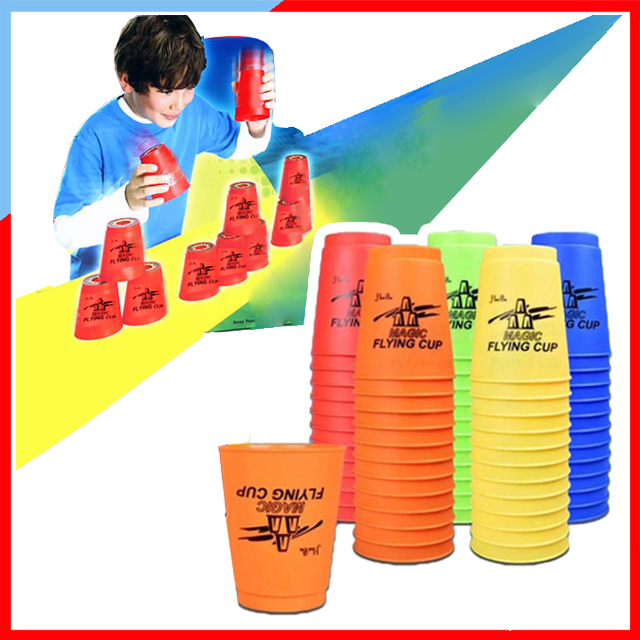 BO241 แก้วสแต็ค Stack CUP แก้ว stack speed stack ฝึกความสมดุลสมองและ การเคลื่อนไหวอย่างสอดคล้อง