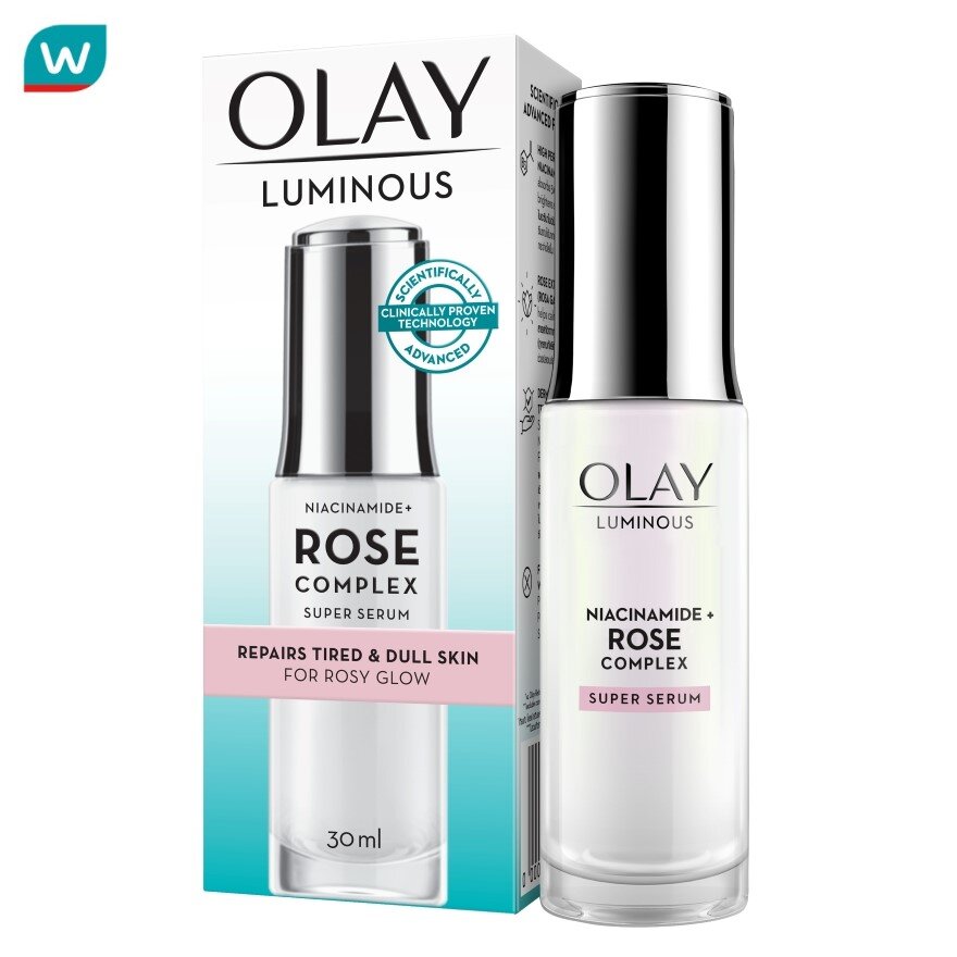 Olay โอเลย์ ลูมินัส ไนอะซินาไมด์ + โรส คอมเพล็กซ์ ซุปเปอร์ เซรั่ม 30 มล.