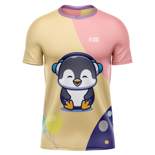 เสื้อวิ่ง เสื้อกีฬา Thairun (ไทยรัน) ลายน้องแพนกวิน ราคา 390 บาท*ส่งฟรี