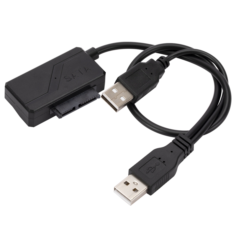 SATA7P+6P To USB2.0 Notebook External Optical Drive Box Data Cable USB