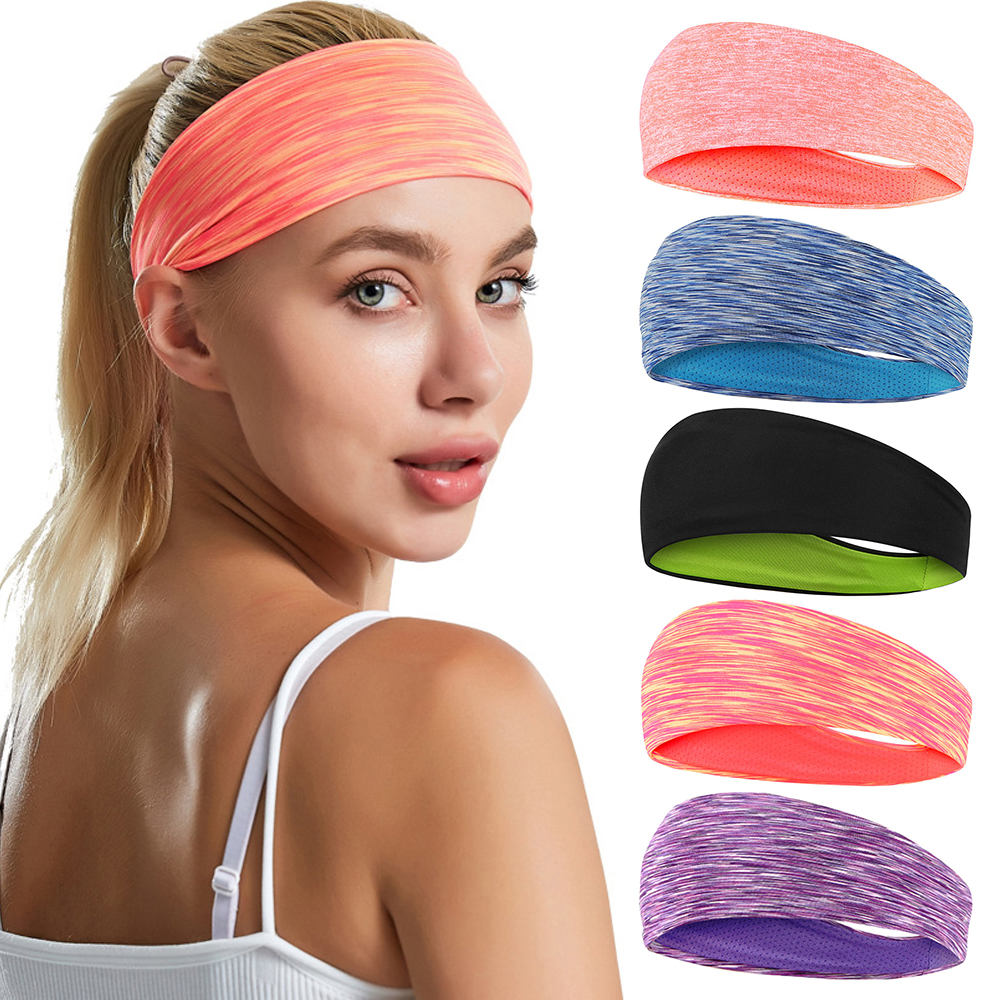 SIKONG Sports Hair Accessories Yoga Fitness Elastic Headwear Yoga Headbands Sport Hairbands Absorbing Sweat Hairbands Head Band