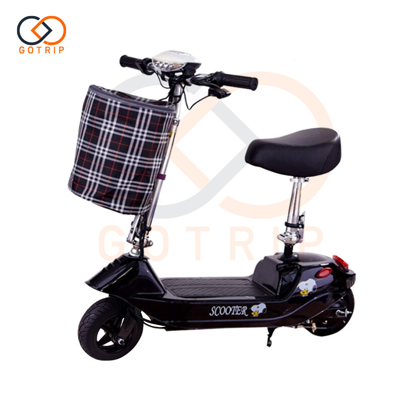 สกูตเตอร์ไฟฟ้า สกู๊ตเตอร์ Electric Scooter สกูตเตอร์อัจฉริยะ พับเก็บได้ รับน้ำหนักได้ถึง 80กก มอเตอร์120W ระยะทาง:10KM