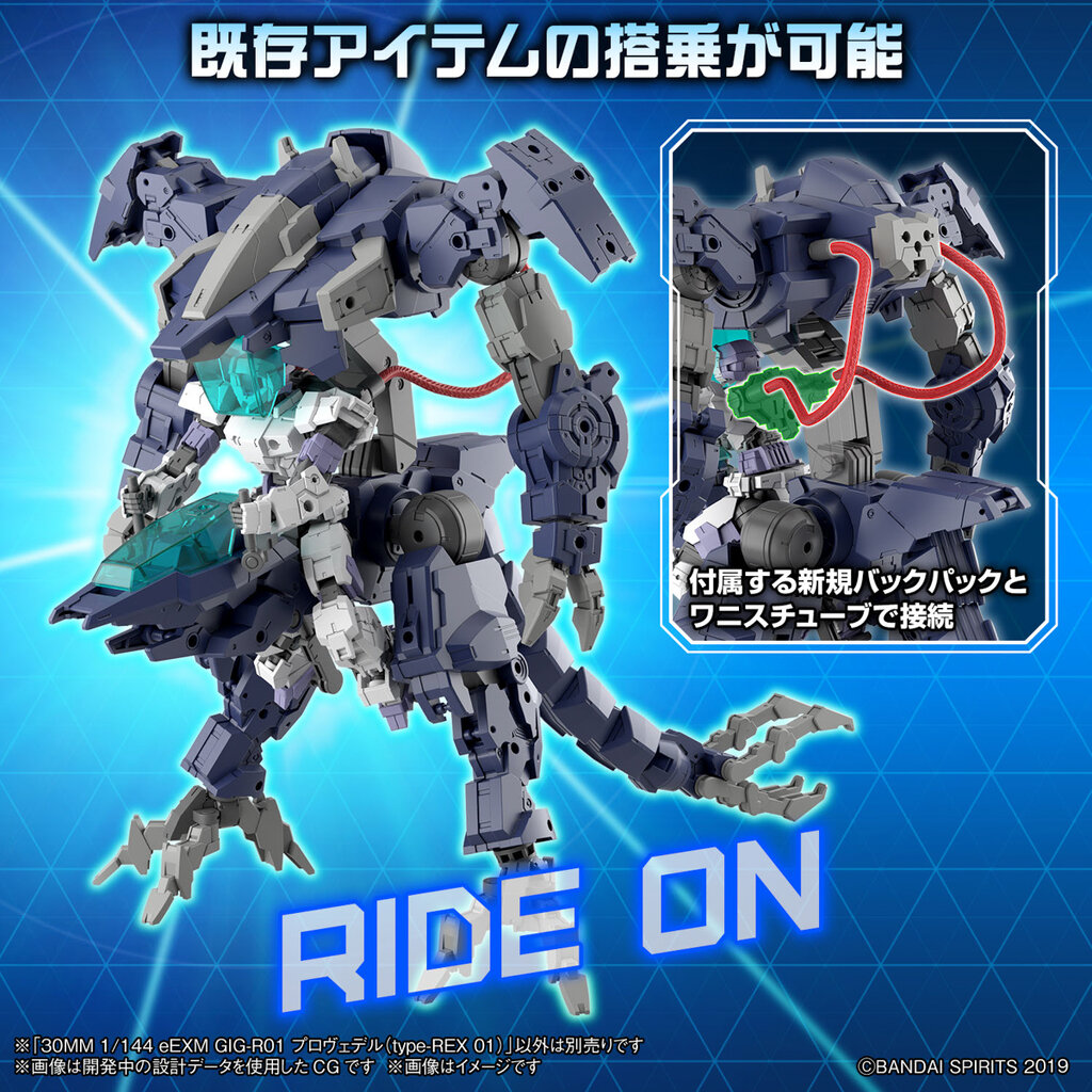 Bandai 30MM EEXM GIG-R01 PROVEDEL TYPE-REX 01