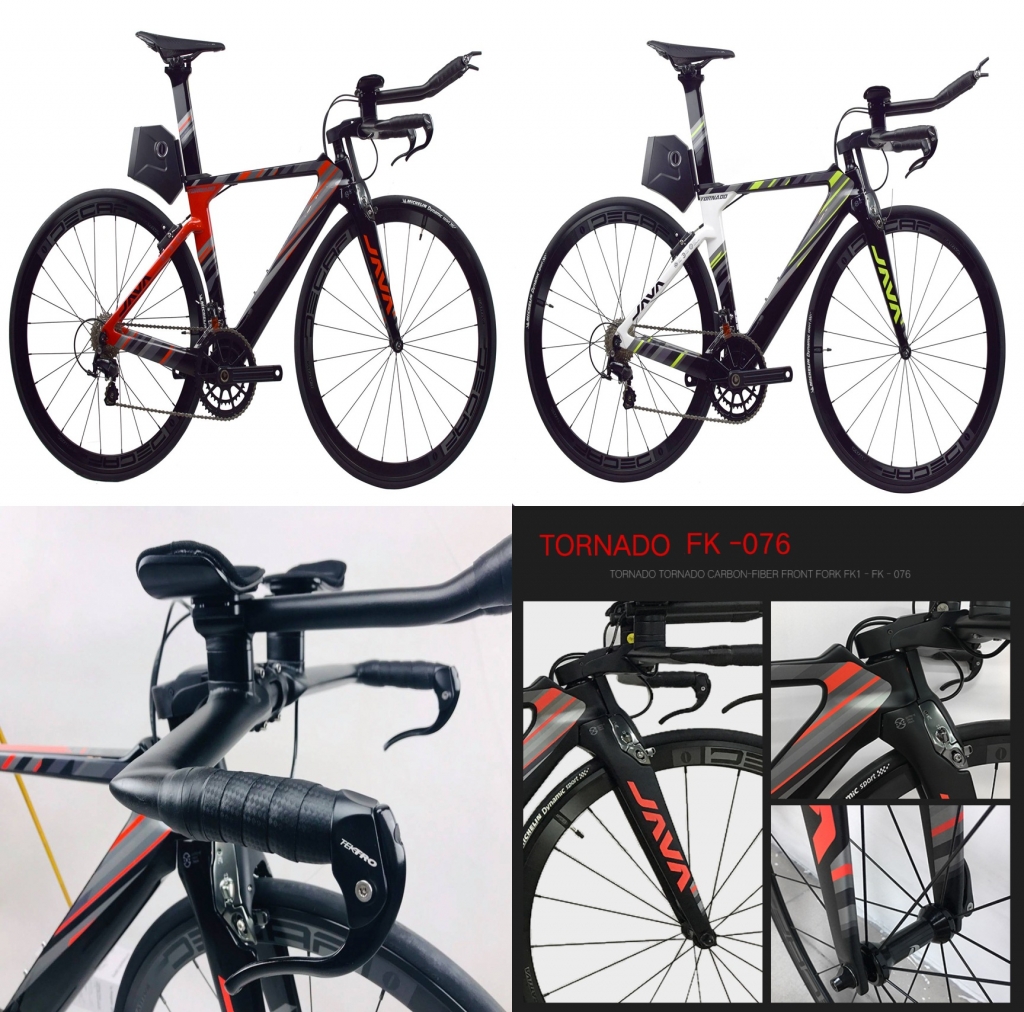 อุปกรณ์จักรยาน หมวกกันน็อค ไฟท้ายจักรยาน รถไตร รถเสือหมอบ จักรยานเฟรม CARBON Java TT
